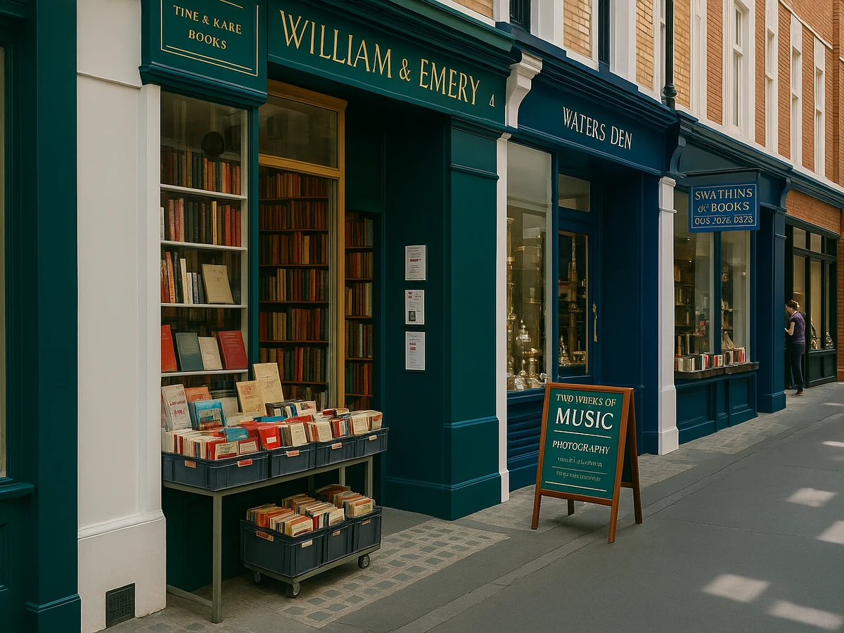Commercial painting in Altrincham - colourful shopfronts painted by Altrincham Decorators